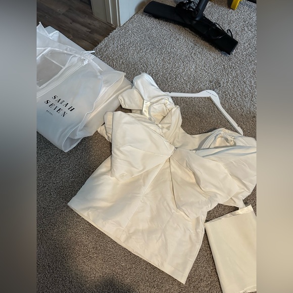 Sarah Seven Priscilla Mini Before Dress Size 10 Worn Once - Picture 4 of 16